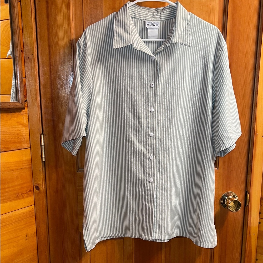 BonWorth XL Green and White Striped 3PC Set